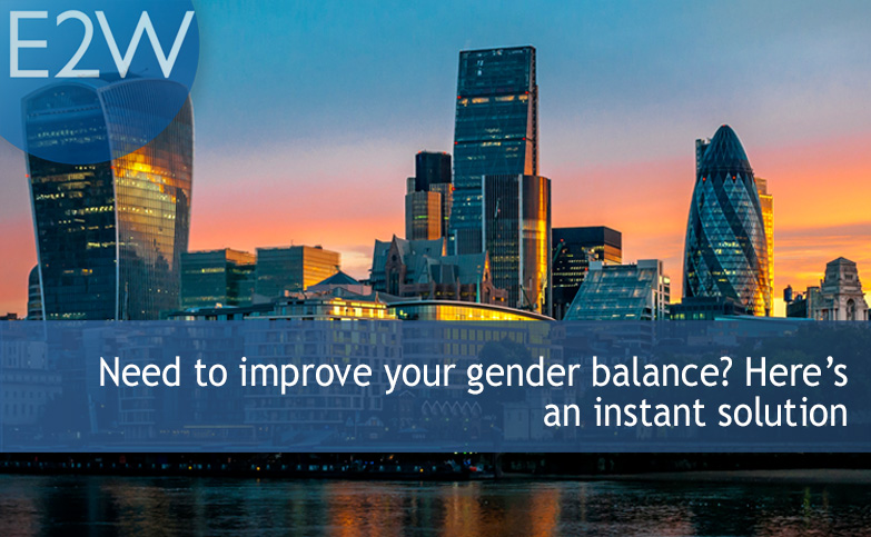 Need to improve your gender balance? Here’s an instant solution
