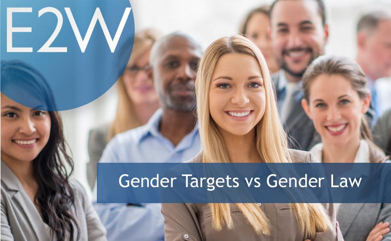 Gender Targets vs Gender Law